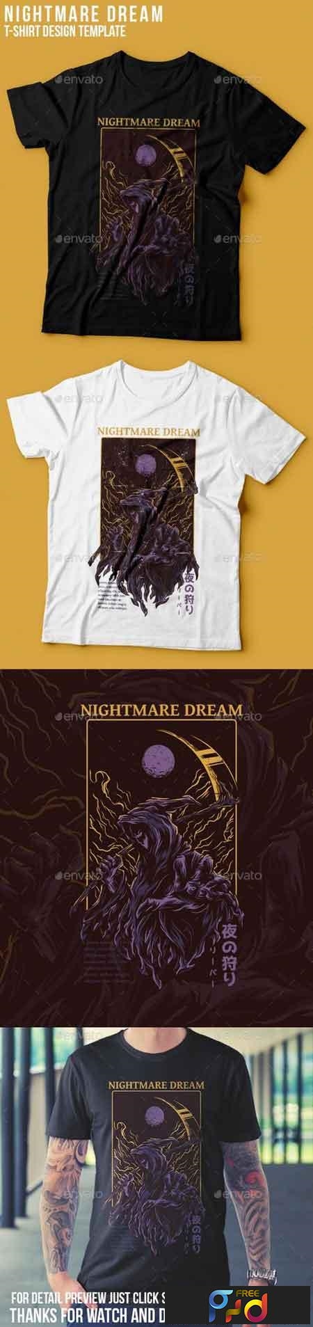 FreePsdVn.com 1901250 VECTOR nightmare dream t shirt design 22765707