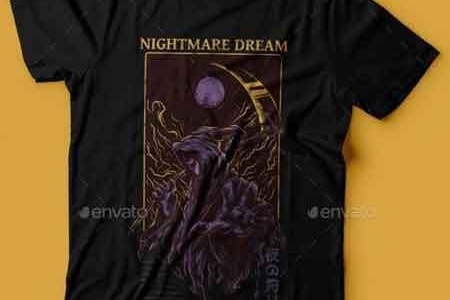 FreePsdVn.com 1901250 VECTOR nightmare dream t shirt design 22765707 cover
