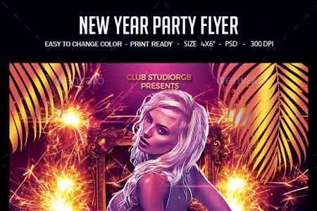 FreePsdVn.com 1901325 TEMPLATE new year party flyer 22878168 cover