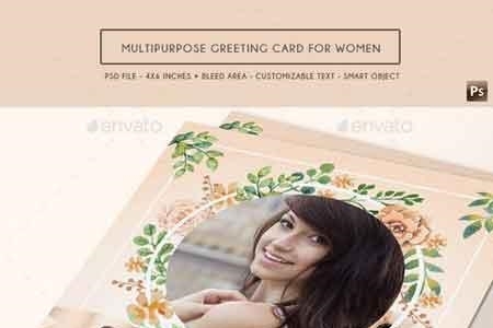 FreePsdVn.com 1901339 TEMPLATE multipurpose greeting card for women 17587161 cover