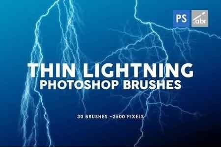 FreePsdVn.com 1901380 PHOTOSHOP 30 thin lightning photoshop stamp brushes 2ue9pf cover