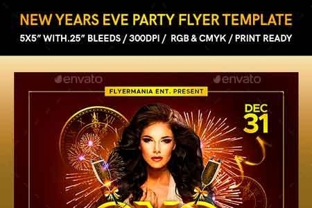 FreePsdVn.com 1901397 TEMPLATE new years eve party flyer template 22894499 cover