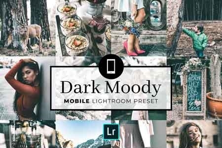 Mobile Lightroom Preset Dark Moody 3320008 - FreePSDvn