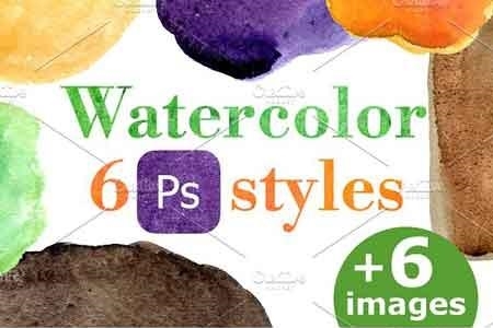 Freepsdvn.com 1901426 Photoshop Watercolor Pc Style For Text Object 3210186 Cover