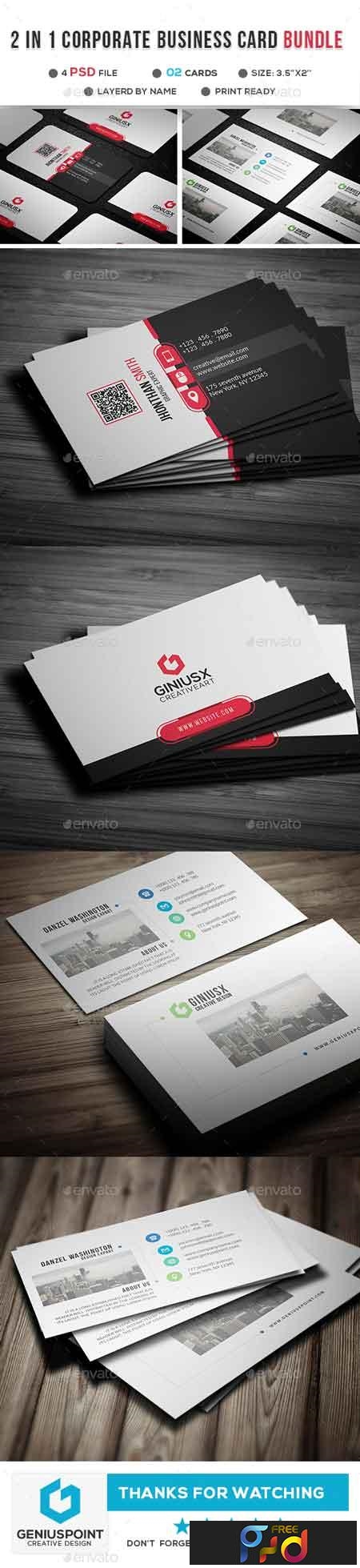 in 1 Business Card Bundle
