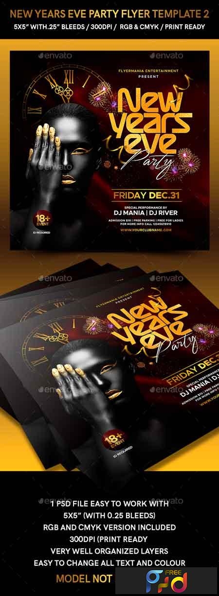 Free New Years Eve Flyer Template For Your Needs