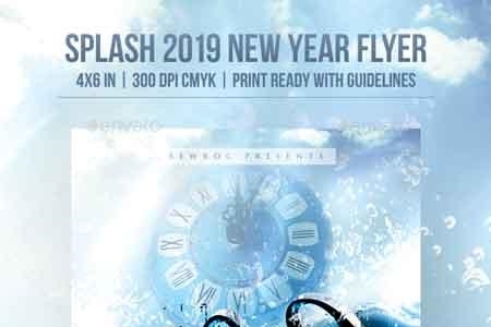 FreePsdVn.com 1901481 TEMPLATE splash 2019 new year flyer 22895438 cover