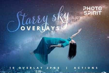 FreePsdVn.com 1901500 PHOTOSHOP night sky starry overlays actions 23023016 cover