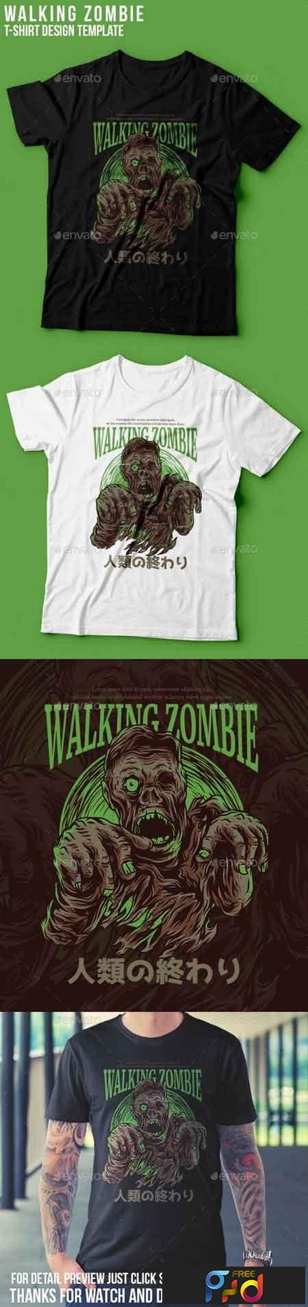 FreePsdVn.com 1901503 VECTOR walking zombie t shirt design 22801465