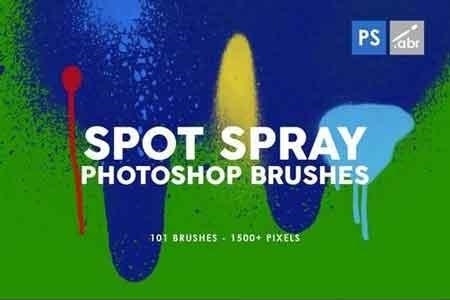 FreePsdVn.com 1901547 PHOTOSHOP 101 spotblob spray photoshop stamp brushes 6pd2dg cover