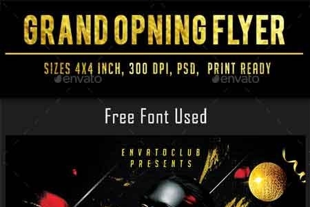 FreePsdVn.com 1901555 TEMPLATE grand opening flyer 22870027 cover