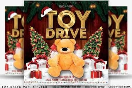 FreePsdVn.com 1901592 TEMPLATE toy drive party flyer 3248281 cover