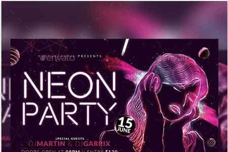 FreePsdVn.com 1902113 TEMPLATE neon party flyer 22930385 cover