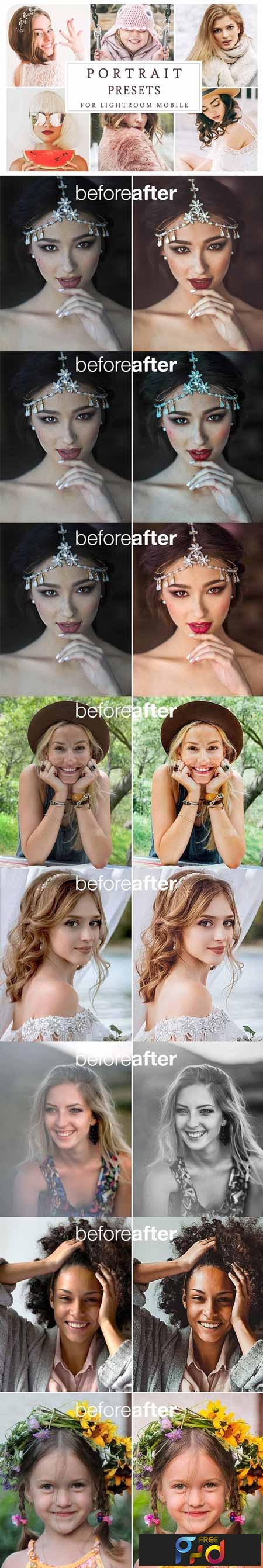 Lightroom Mobile PORTRAIT PRESETS