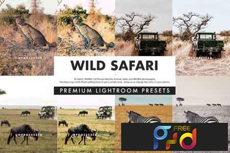 FreePsdVn.com 1903186 LIGHTROOM wild safari lightroom presets 3522923 cover
