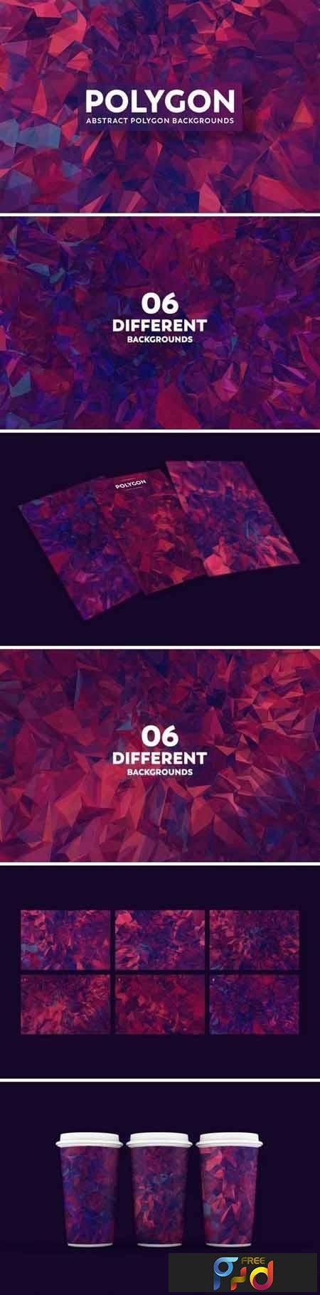 Abstract Polygon Backgrounds 1