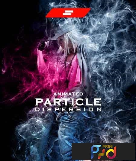 Gif Animated Particle Dispersion
