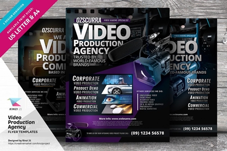 FreePsdVn.com 1904044 TEMPLATE video production agency flyers 3376143 cover