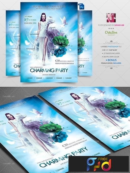 Charming Party Flyer Poster 3038371 1