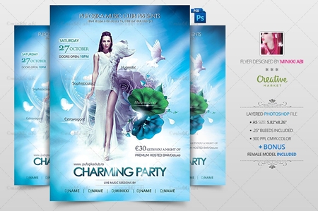 FreePsdVn.com 1904046 TEMPLATE charming party flyer poster 3038371 cover