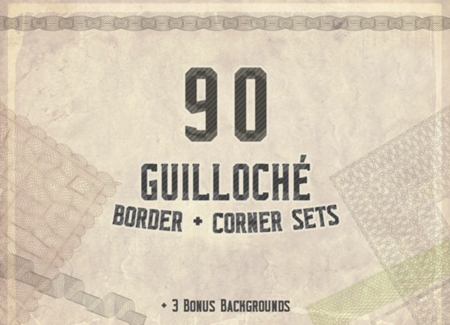 Download Free Guilloche 90 Frames Kit Freepsdvn PSD Mockups.