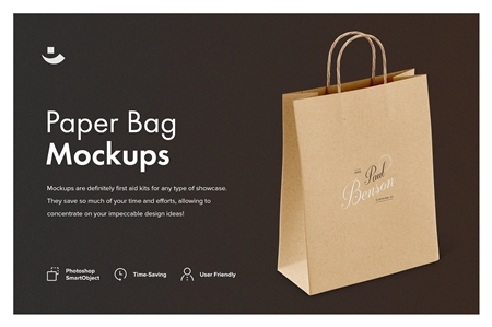 Paper Bag Mockup Set 3504337 - FreePSDvn