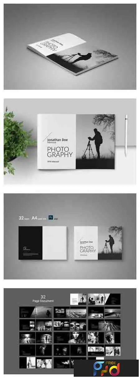 Download Psd Photo Album Template Freepsdvn PSD Mockup Templates