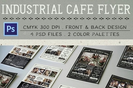 FreePsdVn.com 1905004 TEMPLATE industrial cafe flyer 13557225 cover