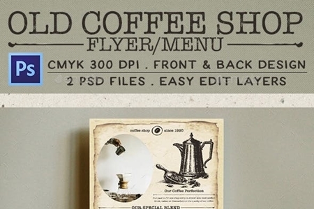 FreePsdVn.com 1905005 TEMPLATE old coffee shop flyer 13569331 cover