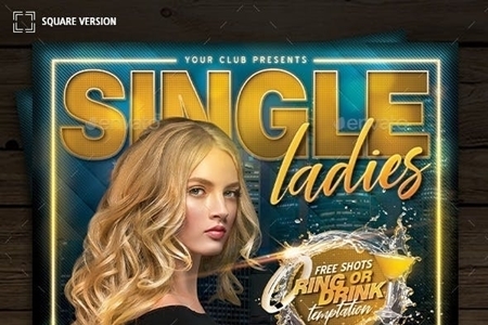 FreePsdVn.com 1905064 TEMPLATE single ladies flyer 23705157 cover