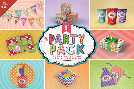 Download Vol 5 Party Packaging Mockups 3733897 Freepsdvn PSD Mockup Templates