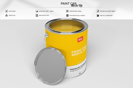 Download Paint Can Mock-Up 3732456 - FreePSDvn PSD Mockup Templates