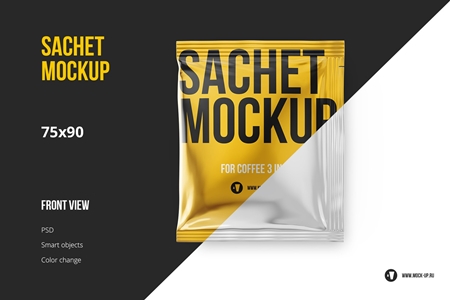 Download Sachet Coffee Ketchup Shampoo 3572959 - FreePSDvn