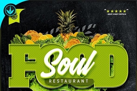 FreePsdVn.com 1905361 TEMPLATE soul food restaurant menu flyer template 23519005 cover