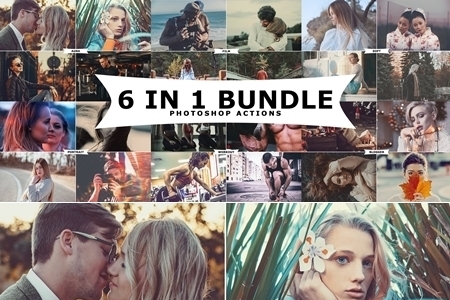 6 in 1 photoshop action bundle free download