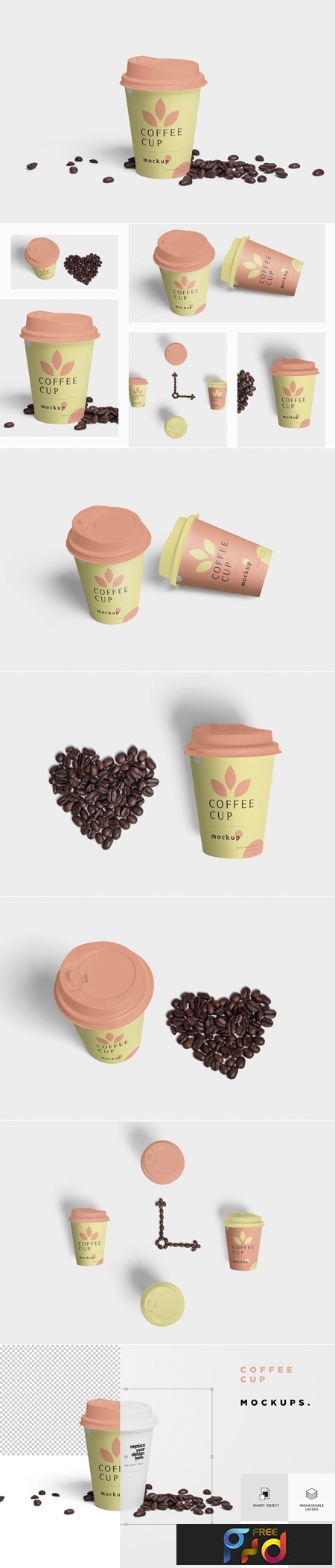 Download Disposable Coffee Cup Mockups 3516761 - FreePSDvn