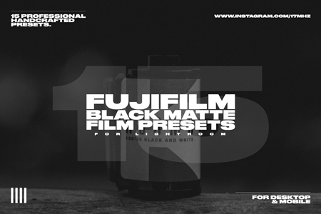 FreePsdVn.com 1905555 LIGHTROOM 15 fuji film black matte lr presets 3750479 cover