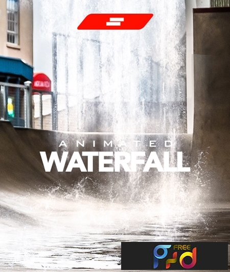 Gif Animated Waterfall Photoshop Action