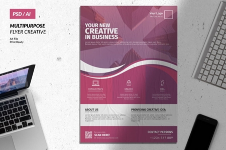 FreePsdVn.com 1906139 TEMPLATE creative business flyers vol 11 15 cover