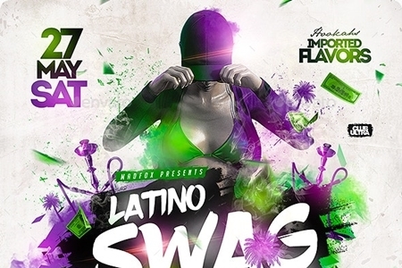 FreePsdVn.com 1906464 TEMPLATE reggaeton latino swag party flyer 23896026 cover