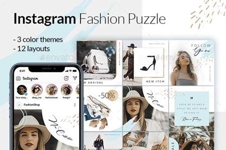 FreePsdVn.com 1906530 SOCIAL fashion puzzle instagram posts 23970677 cover