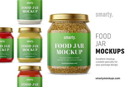 Download Food Jar Mockups 3343286 Freepsdvn 3D SVG Files Ideas | SVG, Paper Crafts, SVG File