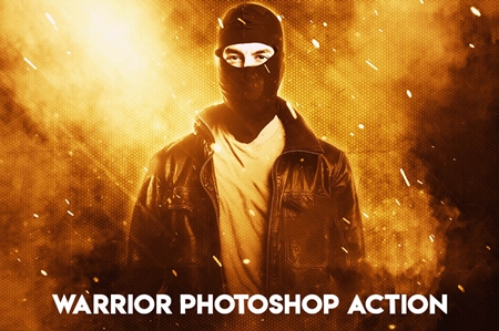 FreePsdVn.com 1907023 PHOTOSHOP warrior photoshop action 3585475 cover