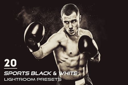 FreePsdVn.com 1907025 LIGHTROOM 20 sports black white lightroom presets 3587156 cover