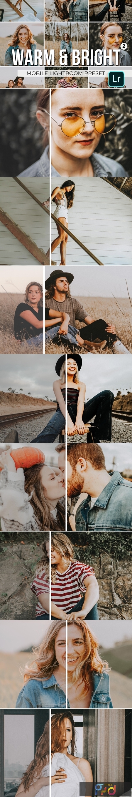 Warm and Bright Mobile Presets