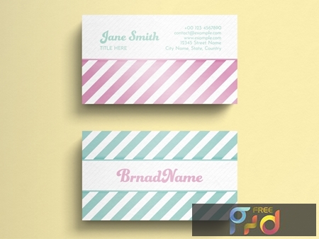 FreePsdVn.com 1907114 TEMPLATE business card layout with diagonal stripes 274315574