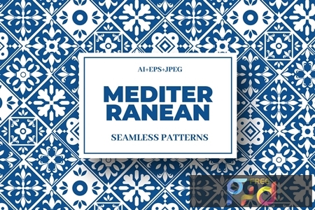 Mediterranean Seamless Pattern Collection 1
