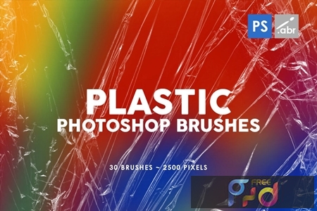 Plastic Photoshop Stamp Brushes