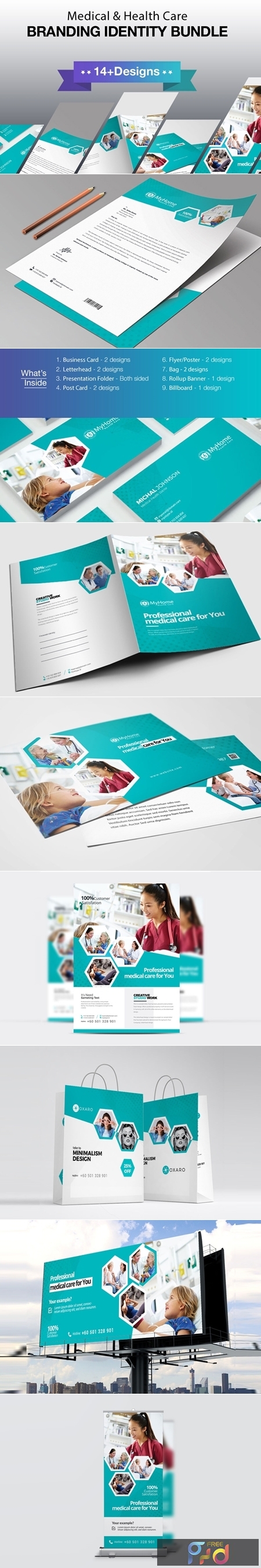 Medical And Health Care Branding Identity 3602126 1