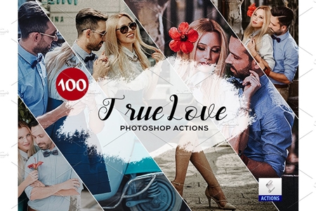 FreePsdVn.com 1907534 PHOTOSHOP 100 true love photoshop actions 3934901 cover